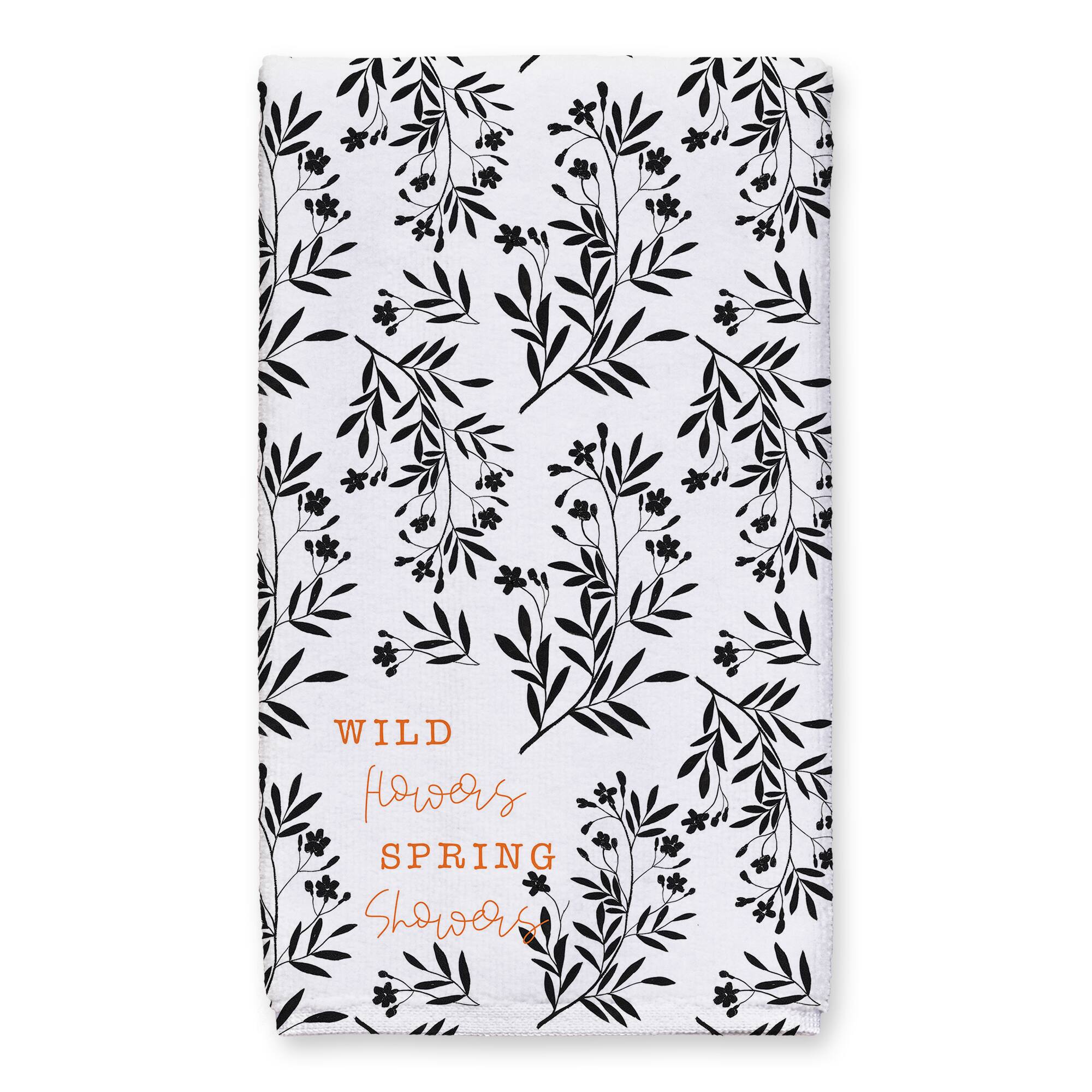 Wild Flowers Spring Showers 16" x 25" Tea Towel - Set of 2